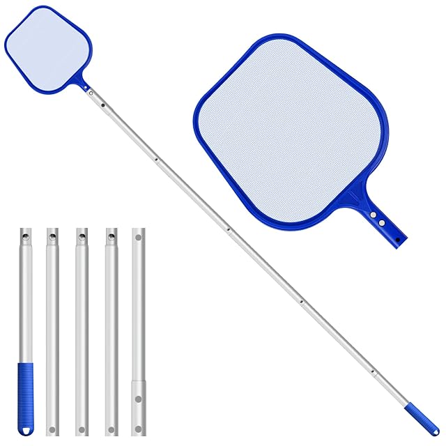 CNMTCCO 204 centimetre pool net with a five-section aluminium alloy telescopic pole