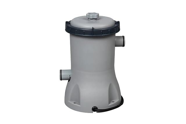 Bestway filter pump rated 2 006 litres per hour, a compact cartridge-style unit with hose ports