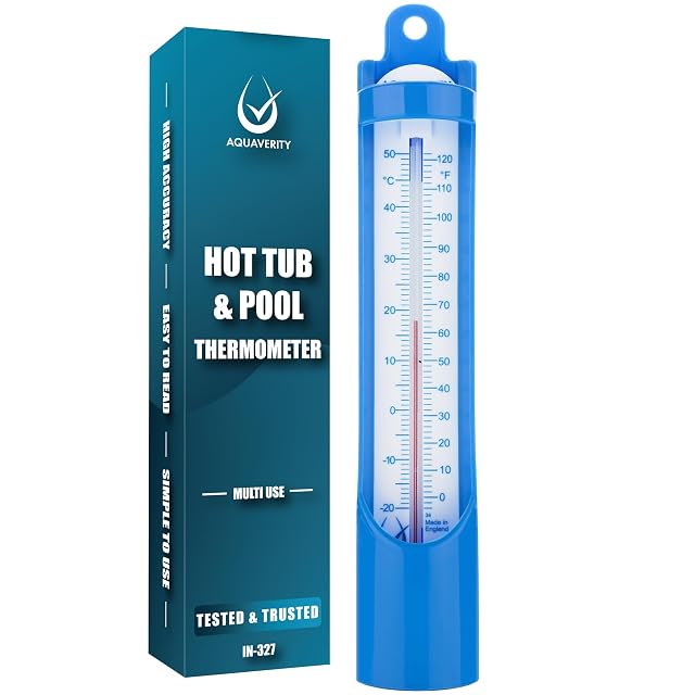 AQUAVERITY scoop water thermometer for pools, spas and cold-water swimming