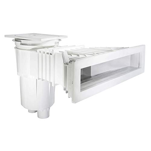 Fluidra AstralPool built-in skimmer with a square lid, sized for a concrete pool wall