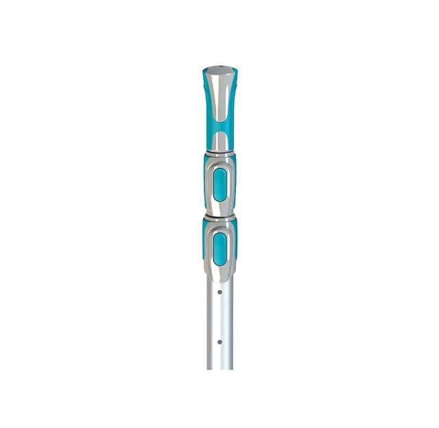 Bayrol aluminium telescopic pool pole extending to 4.5 metres with a press-button locking system