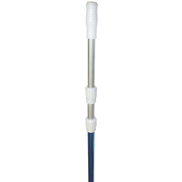 Steinbach three-part aluminium telescopic pool pole with a wide grip