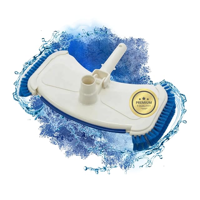 Maxorado premium pool floor vacuum nozzle with double side brushes
